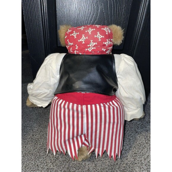 Vintage Rare Authentic Vermont Pirate Sailor Teddy Bear Jointed - Picture 7 of 7